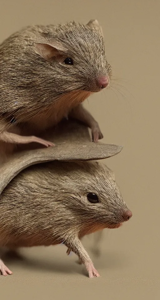 Image similar to close - up shot of dwarf fat - tailed jerboa, from the game pathologic 2, highly detailed, sharp focus, matte painting, by isaac levitan and asher brown durand,