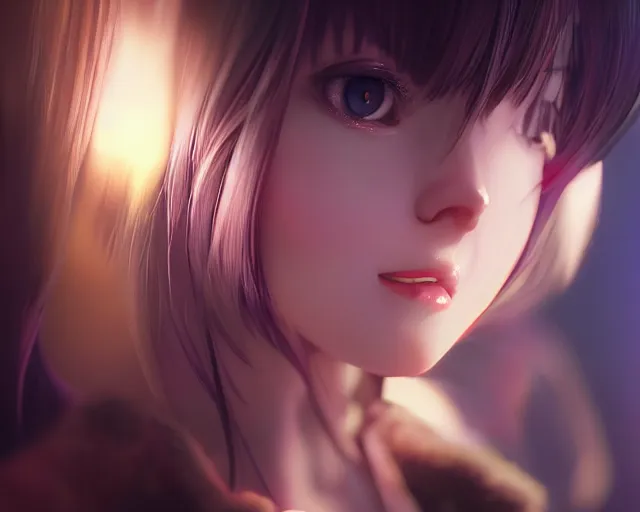 Prompt: photorealistic animatronic girl render, visual novel, detailed face, colorful, atmosphere cinematic, by wlop, by ilyu kuvshinov, soft shadows, concept art, super detailed, octane render, 8 k, unreal engine 5, super realistic, ufotable studio art style, trending in pixiv, japanese light novel cover