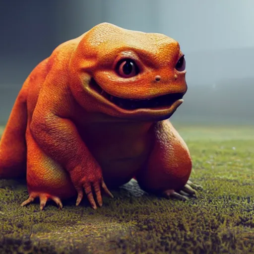 Prompt: hyperrealistic charmander, stunning 3 d render inspired by istvan sandorfi & greg rutkowski & mike judge, perfect symmetry, dim volumetric cinematic lighting, 8 k octane comprehensive render, extremely mega hyper - detailed and lifelike attributes & atmosphere, intricate, realistic flesh texture, masterpiece, artstation, stunning,