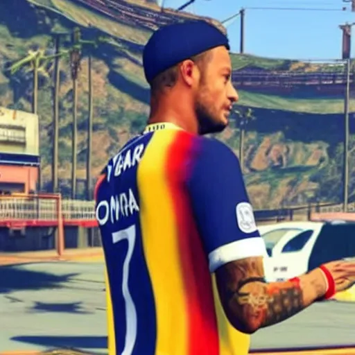 Image similar to neymar in gta v