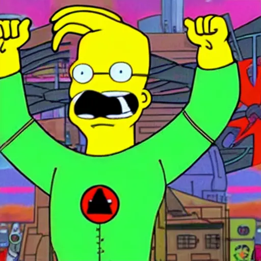 Image similar to a film still of 'Radioactive Man 2: Bring On The Sequel' (2012)