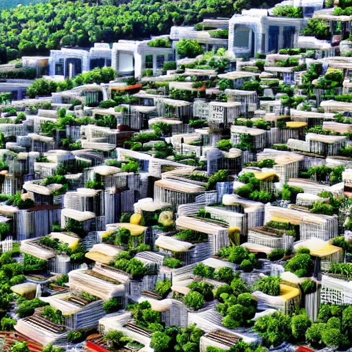 Image similar to natural city
