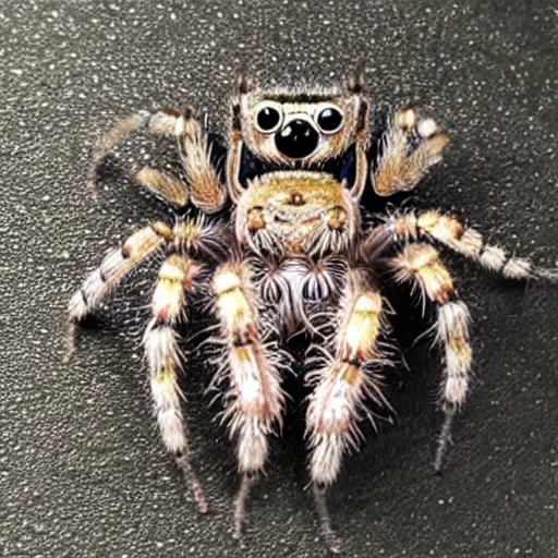 Prompt: car jumping spider hybrid