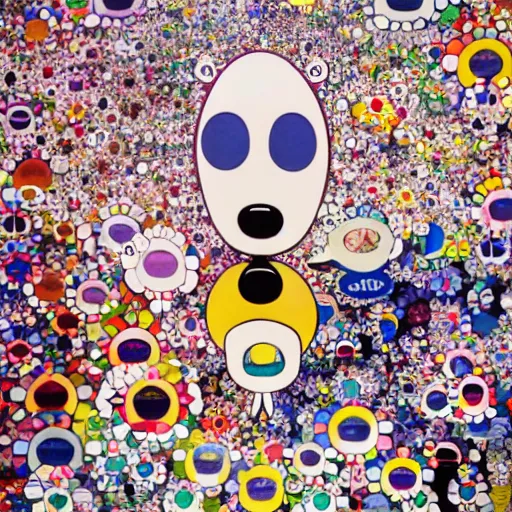 Prompt: First Sighting of the Elusive Seacrawler, cinematic, 4K oil painting, a series by takashi murakami