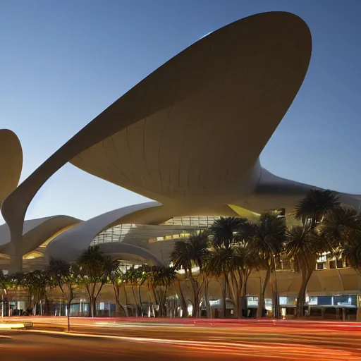 Image similar to LAX designed by Zaha Hadid