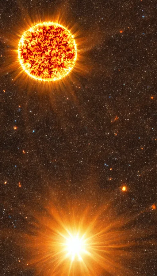 Prompt: photograph of a sun going super nova, 8k, incredible detail,