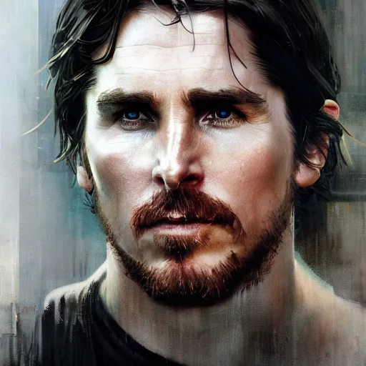 Prompt: christian bale, hyperrealistic portrait, bladerunner street, art of elysium by jeremy mann and alphonse mucha, fantasy art, photo realistic, dynamic lighting, artstation, poster, volumetric lighting, very detailed face, 4 k, award winning