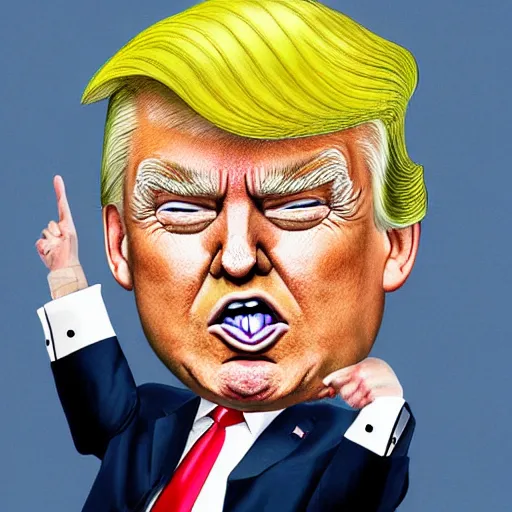 Image similar to donald trump caricature