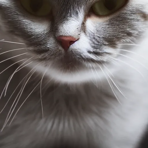 Prompt: Cat, close up