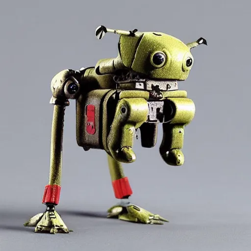 Prompt: a small animal robot painted by miyazaki hayao