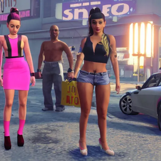 Image similar to Ariana Grande in GTA 5