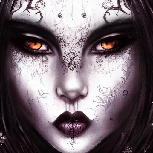 Image similar to a gothic girl with 4 arms with a beautiful face, young face, pretty face, beautiful detailed face, very detailed eyes, female art, intricate details, hyper detailed, artstation, 8 k resolution, high detail, digital painting