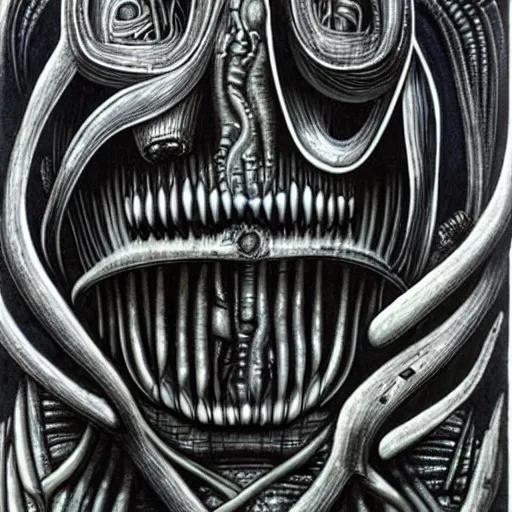 Image similar to giger