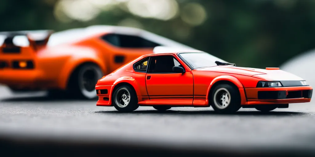 Prompt: Hot Wheels, A80 Supra, cinematic, 8k, depth of field, bokeh.