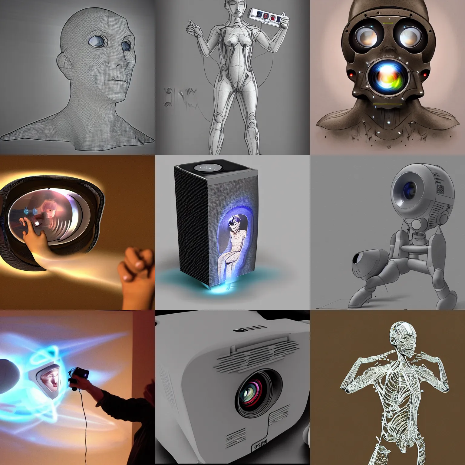 human design projector, highly detailed, concept art | Stable Diffusion ...