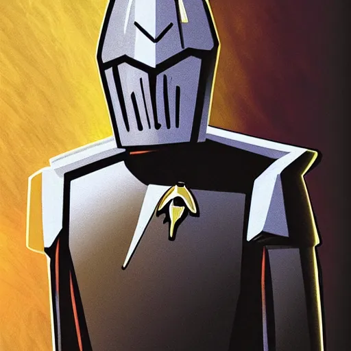 Image similar to Hallow Knight in the style of star trek,