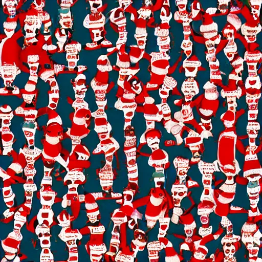 Image similar to wheres waldo