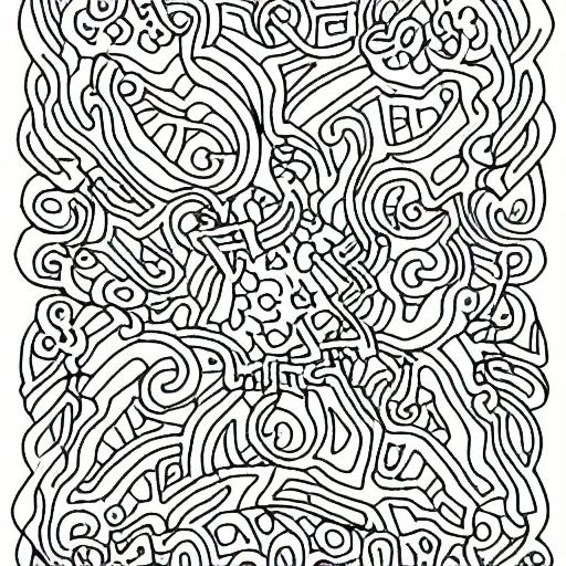 Prompt: encanto coloring page