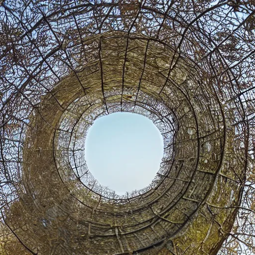 Image similar to a translucent spiral tree