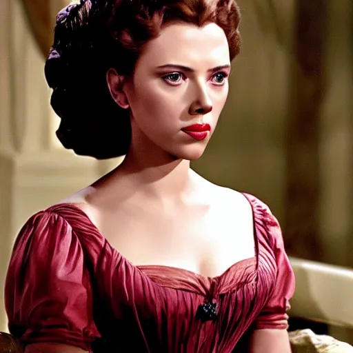 Image similar to Scarlett Johansson in Gone With the Wind