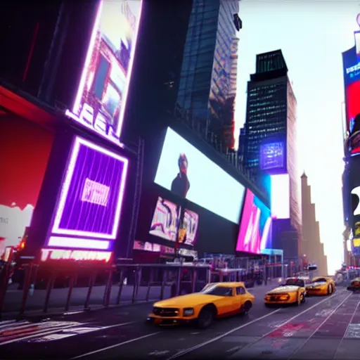 Image similar to still image of times square in the tower of destiny 2, destiny 2, unreal engine 5, screenshot