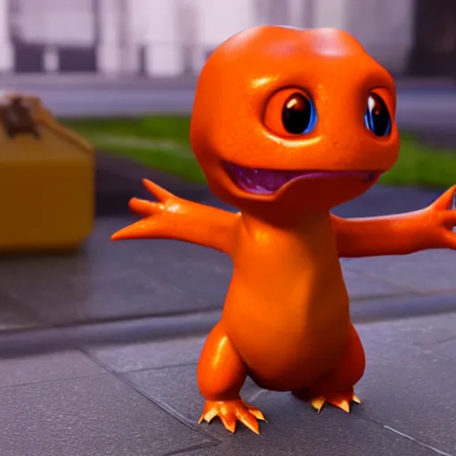 Prompt: charmander shaped ice, concept art, octane render, unreal engine 5, highly detailed, high quality, 8 k, soft lighting, realistic face, path traced