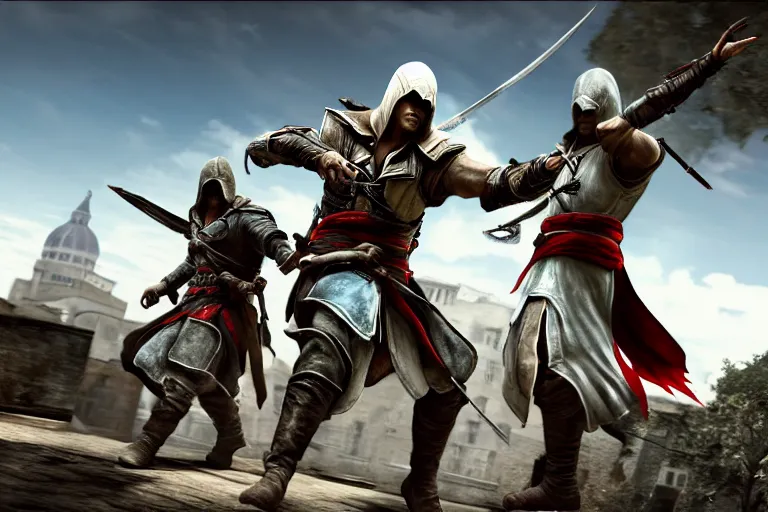 assassins creed gameplay, Stable Diffusion