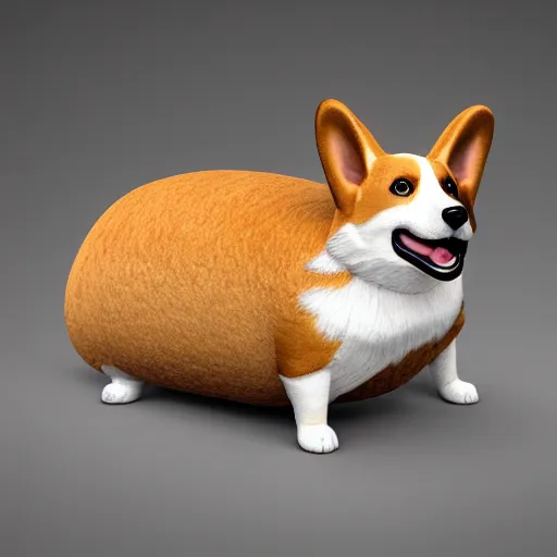 Corgi bread hot sale