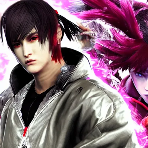 Image similar to Lil Peep in Tekken7,