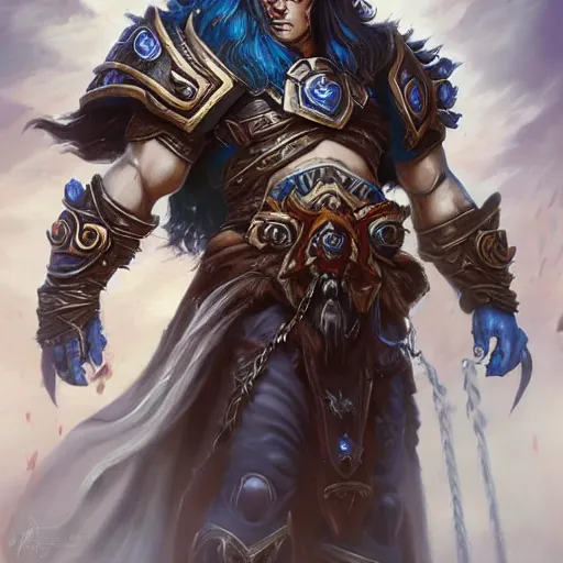 Prompt: varian wrynn possessed by kelthuzad, naxxramas, worlf of warcraft, dmitry prozorov style, artstation, extremely detailed, 8 k, high quality, beatufil painting