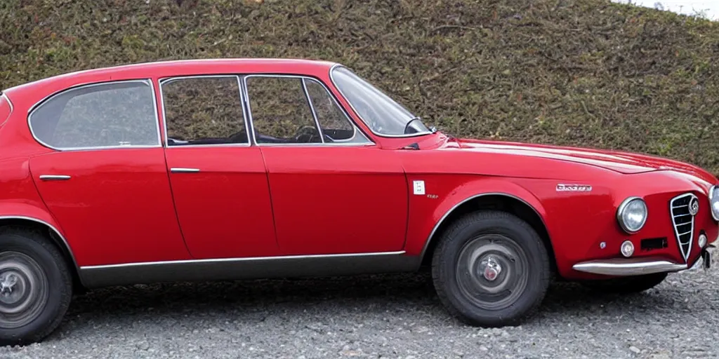 Prompt: “1960s Alfa Romeo Stelvio”