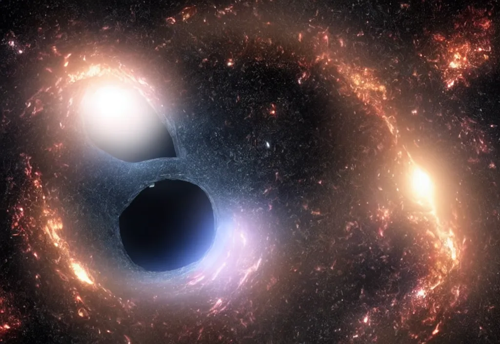 Prompt: Black Hole on the Edge of the Universe unreal engine