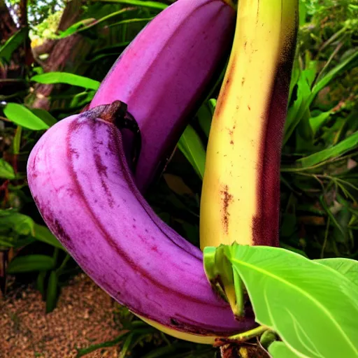 Prompt: purple banana