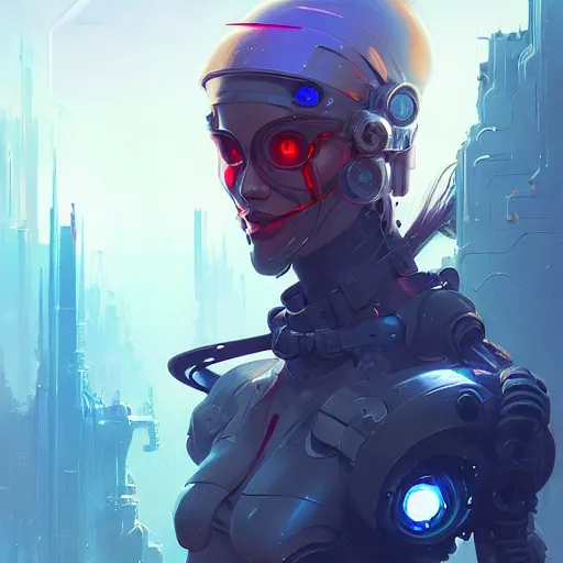 Image similar to a portrait of a beautiful cybernetic hacker, cyberpunk concept art by pete mohrbacher and wlop and artgerm and josan gonzales, digital art, highly detailed, intricate, sci-fi, sharp focus, Trending on Artstation HQ, deviantart, unreal engine 5, 4K UHD image