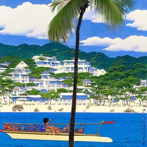 Image similar to Boracay Philippines, Hasui Kawase