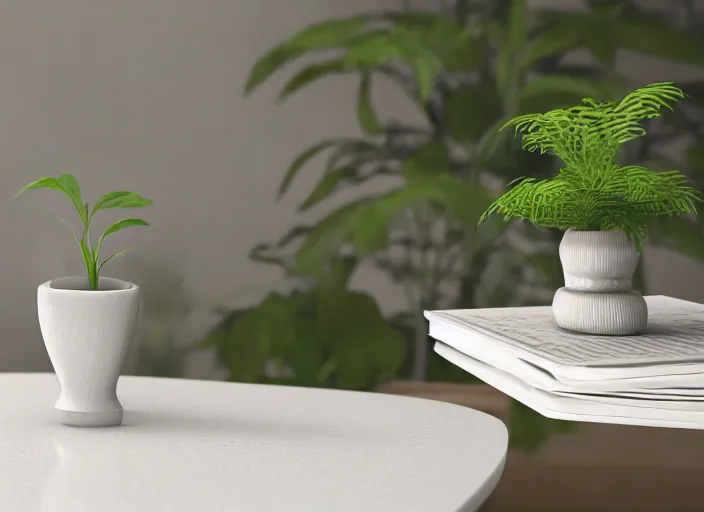 Prompt: a small miniature of a Hinda Prelude 2.0 on a white table near a book and a vase with a plant, 3d render, octane render, unreal engine 5, path tracing, serene landscape, calm, relaxing, beautiful landscape, highly detailed, high quality, 4k, symmetrical, low contrast, centered