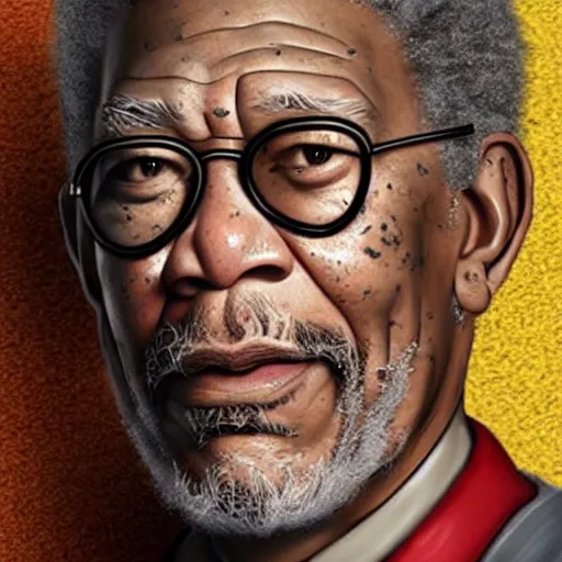 Image similar to morgan freeman as gordon freeman