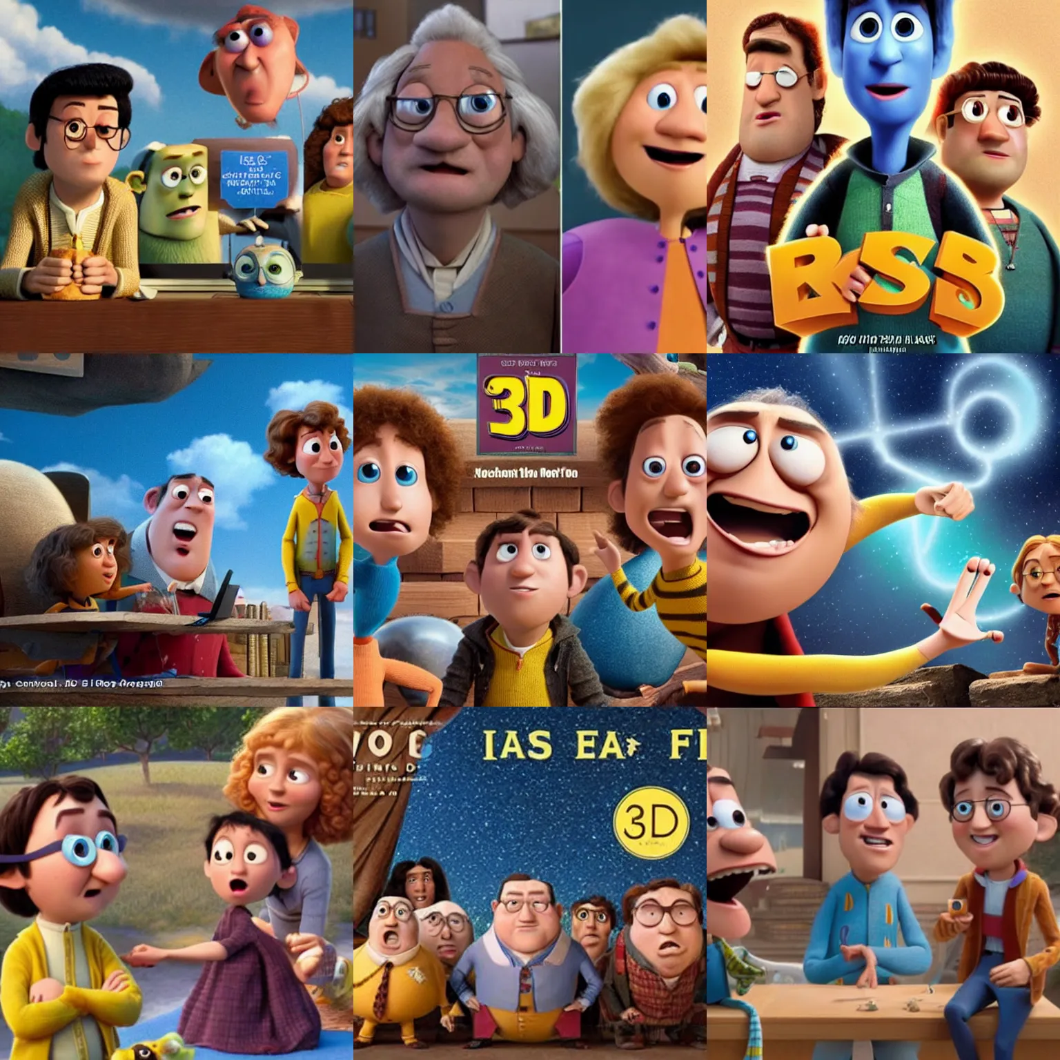 isaac newton pixar biopic, 3 d animated movie, pixar | Stable Diffusion |  OpenArt