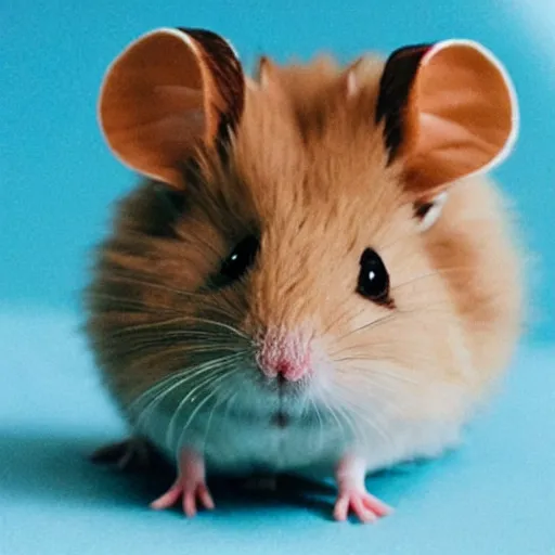 Image similar to an extremely cute pixar hamster,