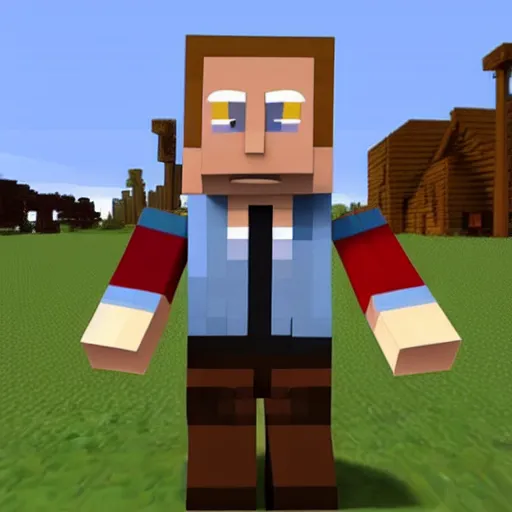 Image similar to better call saul in minecraft