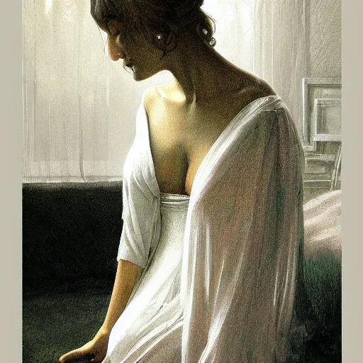 Image similar to photography of a pope making touching a sensual woman in a bedroom, deep focus, intricate, elegant, highly detailed, digital painting, artstation, concept art, matte, sharp focus, illustration, art by artgerm and greg rutkowski and alphonse mucha