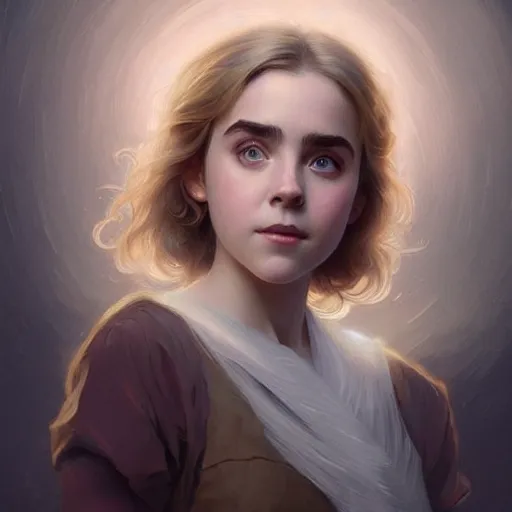 Image similar to beautiful natural Kiernan Shipka, intricate, elegant, highly detailed, digital painting, artstation, concept art, smooth, sharp focus, illustration, art by artgerm and greg rutkowski and alphonse mucha and loish and WLOP