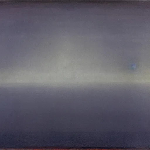 Image similar to the abstract painting'arctic void ', by caspar david friedrich!!!, by rothko!!!