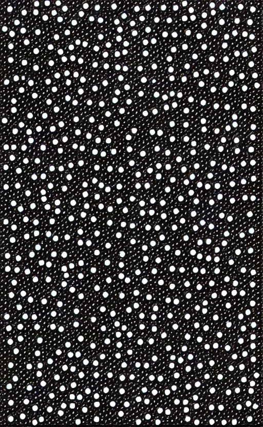 Image similar to kirby krackle dots, create a galaxy, black and white only, vector, wide angle shot, white background, vector art