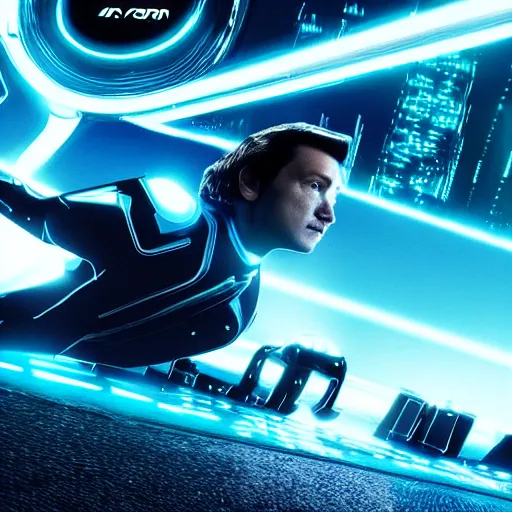 Prompt: tron legacy