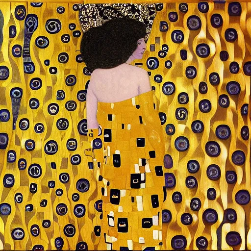 Prompt: Bach in style of Klimt