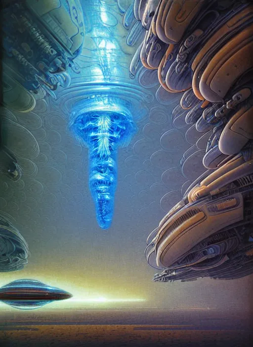 Image similar to design only! 2 0 5 0 s retro future art 1 9 7 0 s science fiction borders lines decorations space machine, mech, robot. muted colors. by jean - baptiste monge, ralph mcquarrie, marc simonetti, 1 6 6 7. mandelbulb 3 d, fractal flame, jelly fish, coral, cinematic lightning