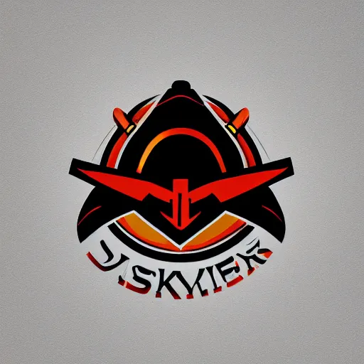 Prompt: Logo of an esport team called 'Divine Slayer', minimalist