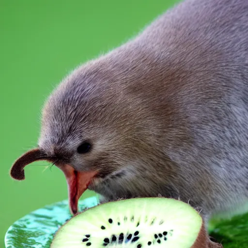 Prompt: kiwi eating kiwi