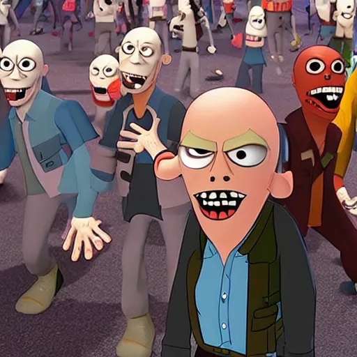 Image similar to dawn of the dead Pixar film stills